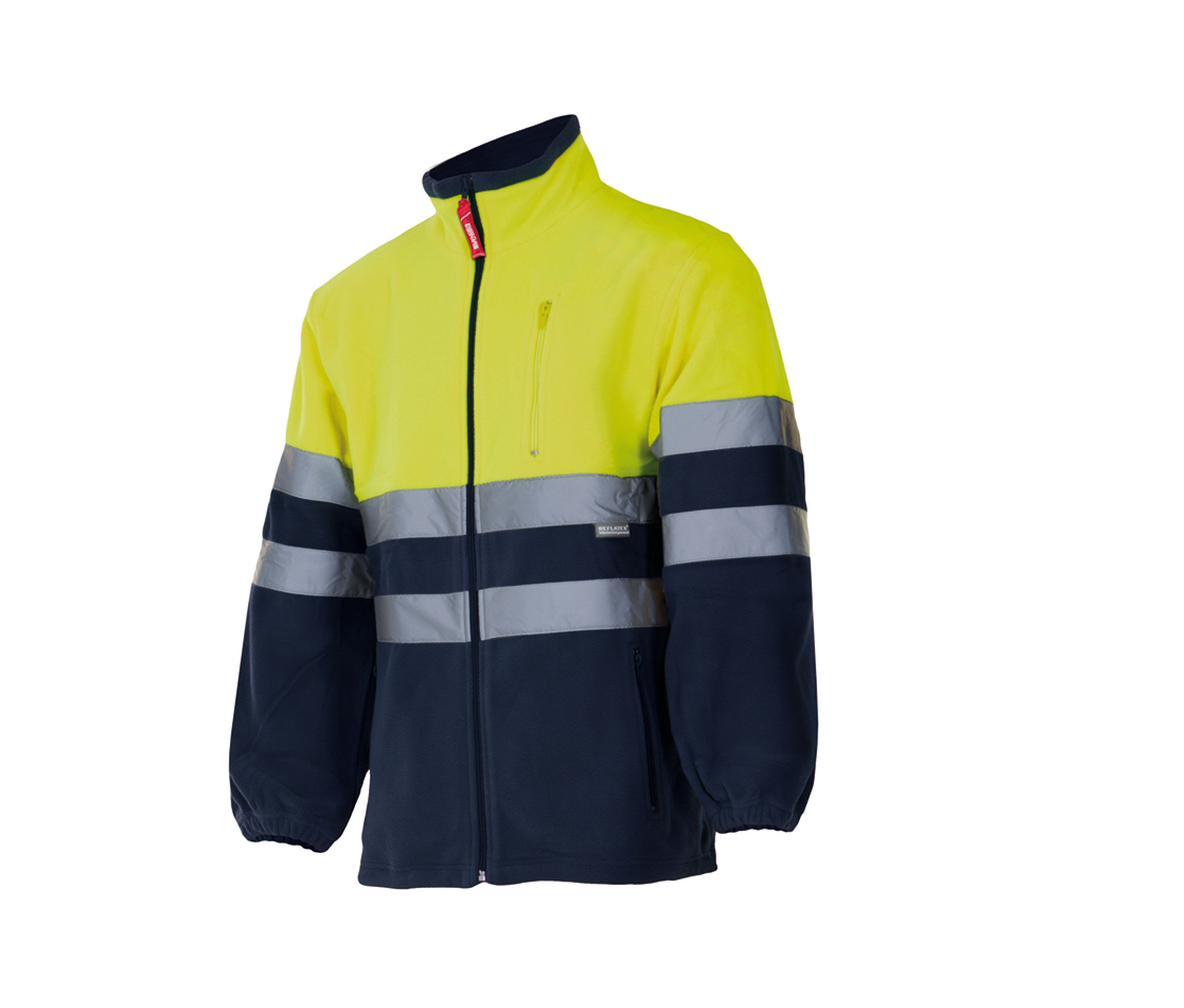 VESTE POLAIRE BICOLORE HAUTE VISIBILITÉ
